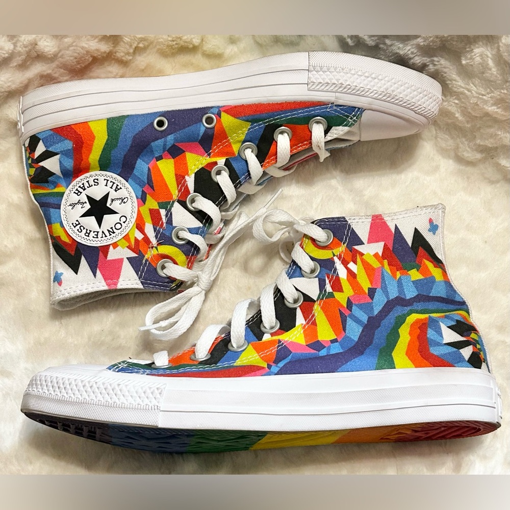 Converse Chuck Taylor All Star High top Pride Unisex wms. Sz. 7.5 men’s sz.5.5 - Picture 4 of 12